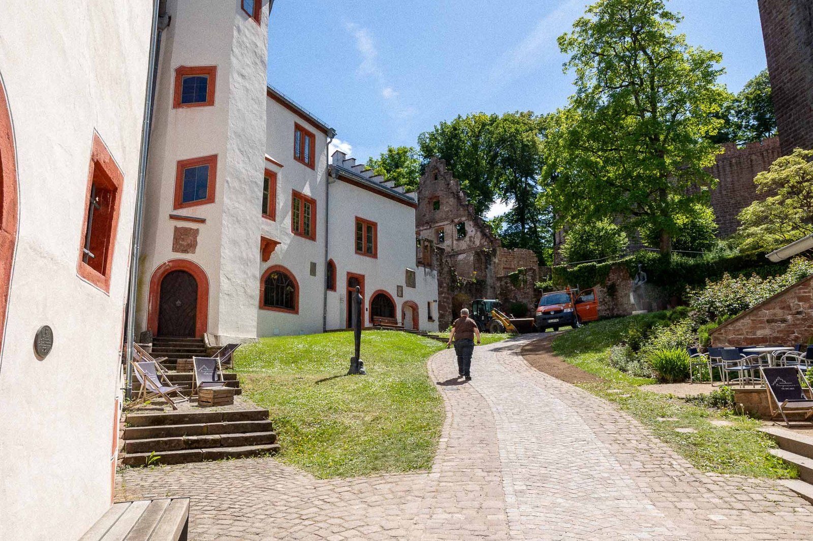 Castle Courtyard in Miltenberg