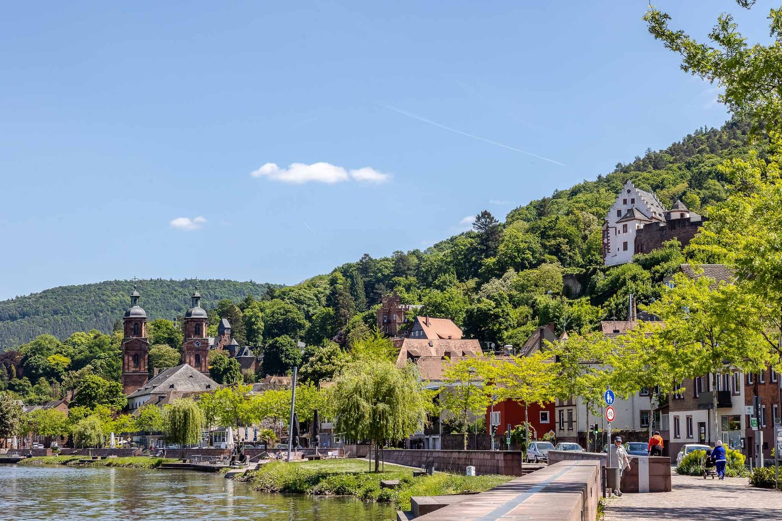 View of Miltenberg from the walking path