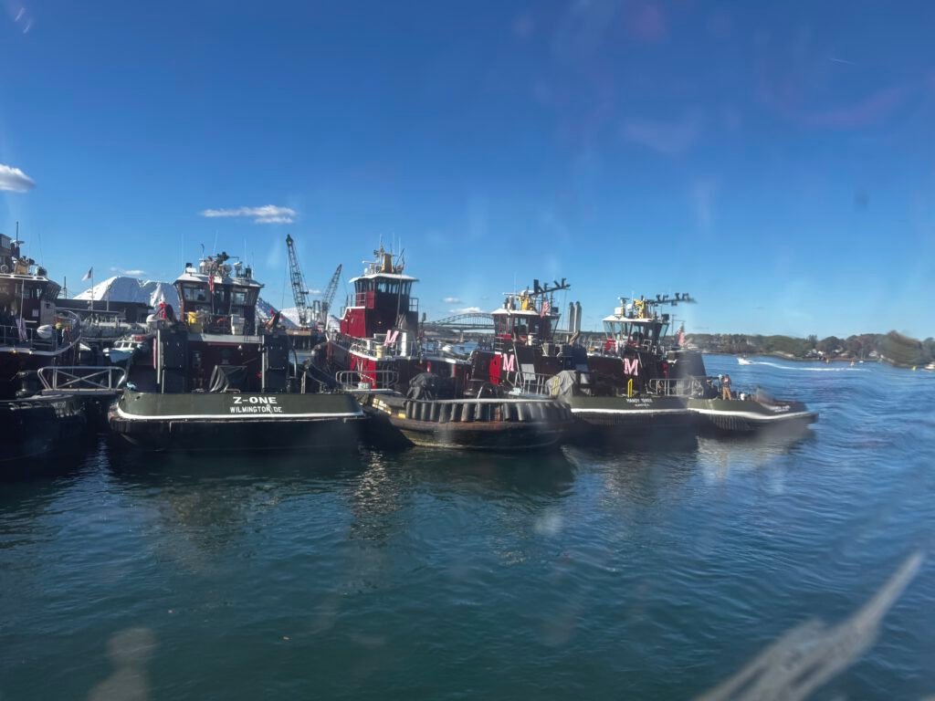view from Old Ferry Landing in Portsmouth NH