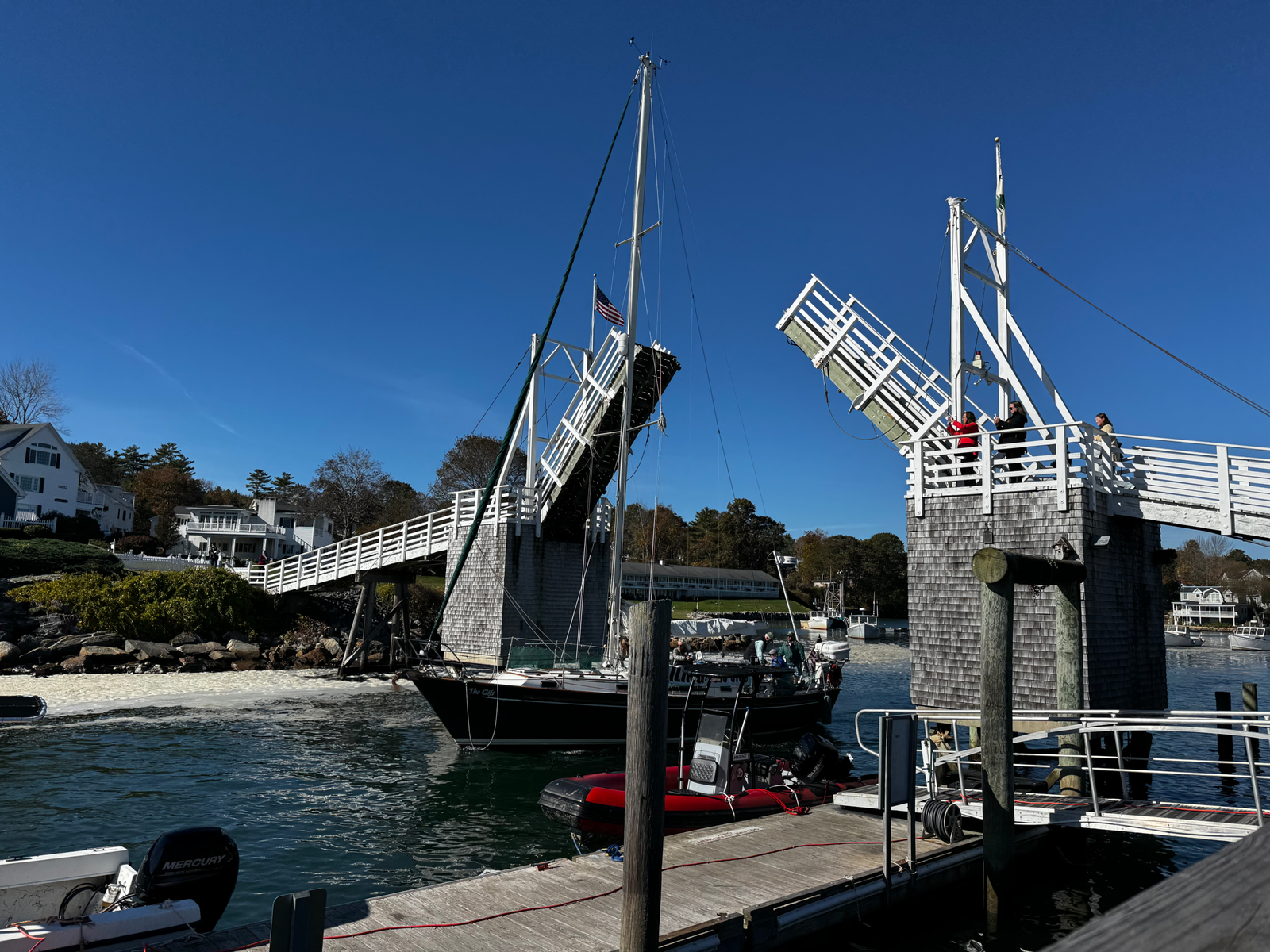 Drawbridge in Perkins Cove