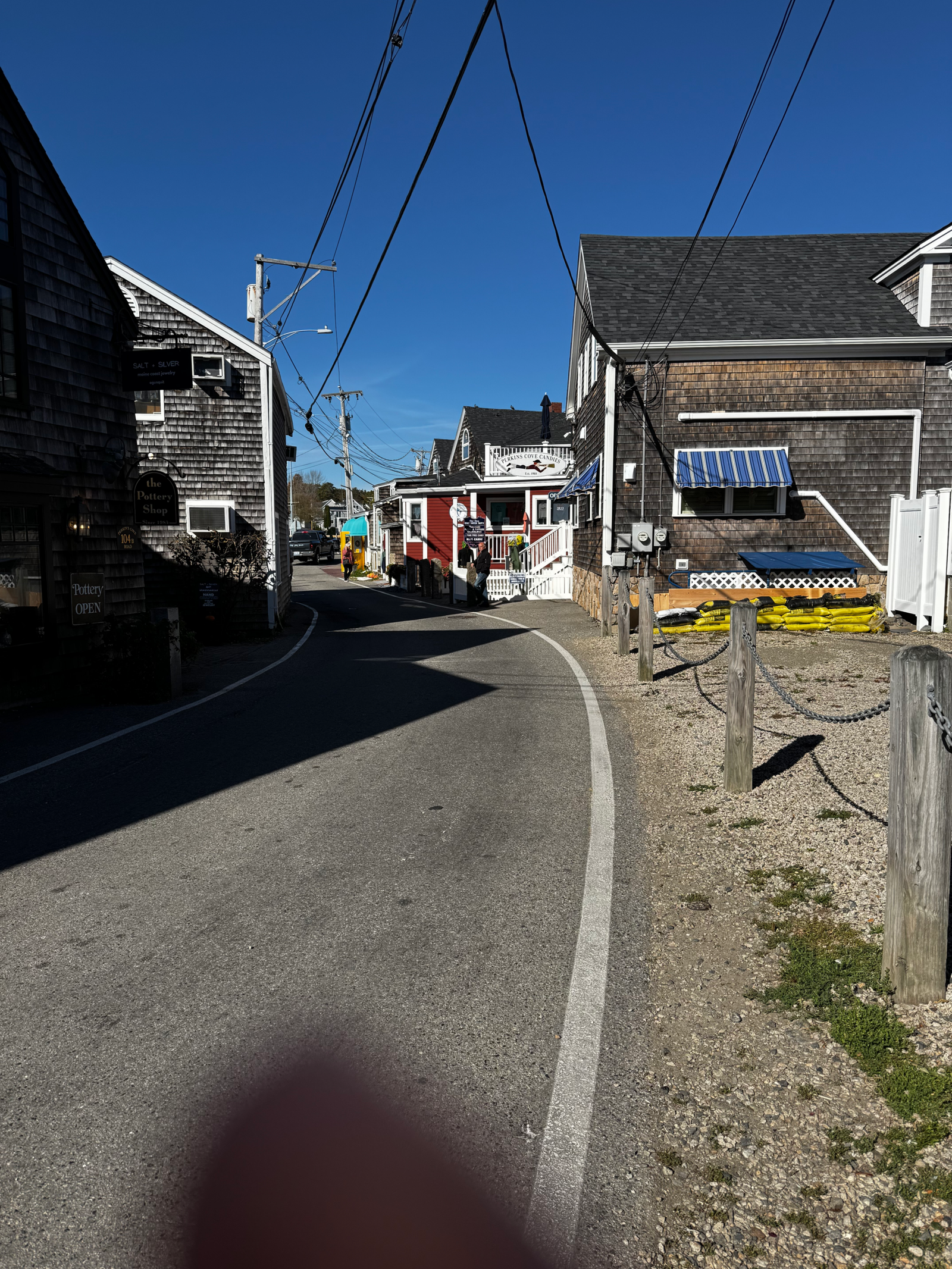 Some of the shops in Perkins cove