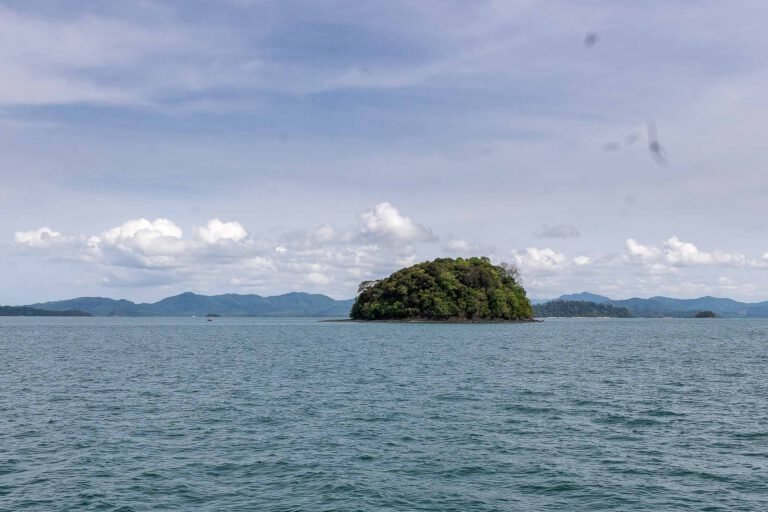 heading out to the caves on the speed boat