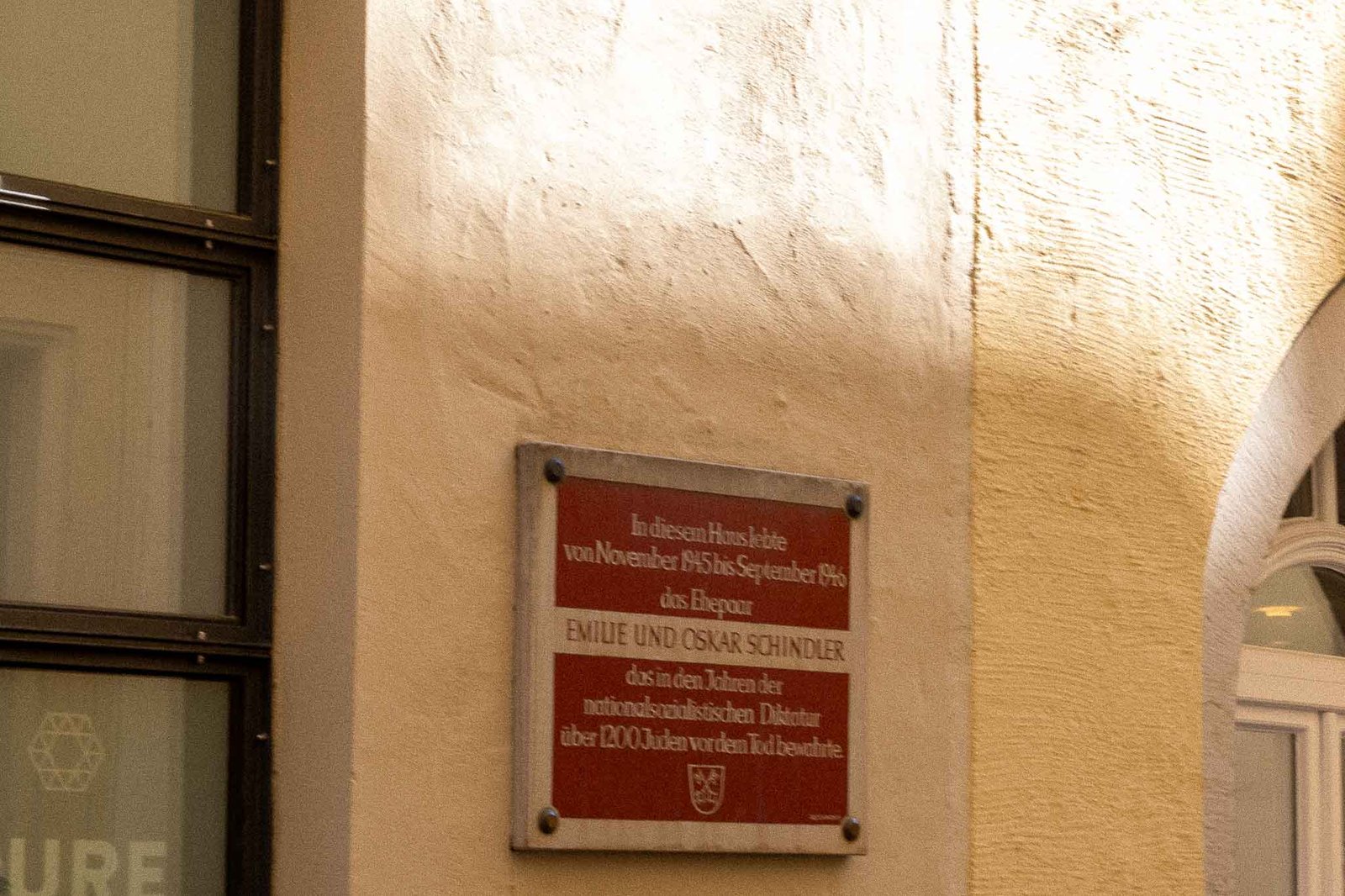 A house where Oskar Schindler lived for a year