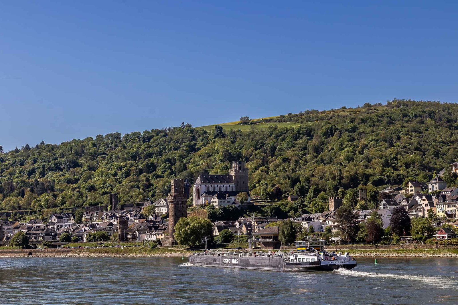 Villages along the Rhine River Gorge