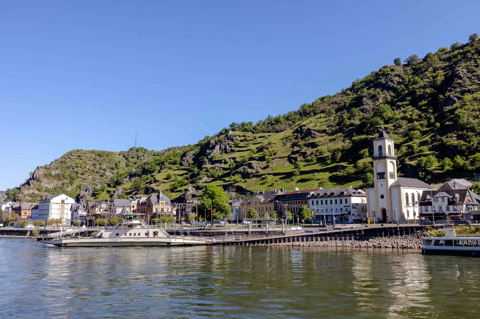 Villages along the Rhine River Gorge