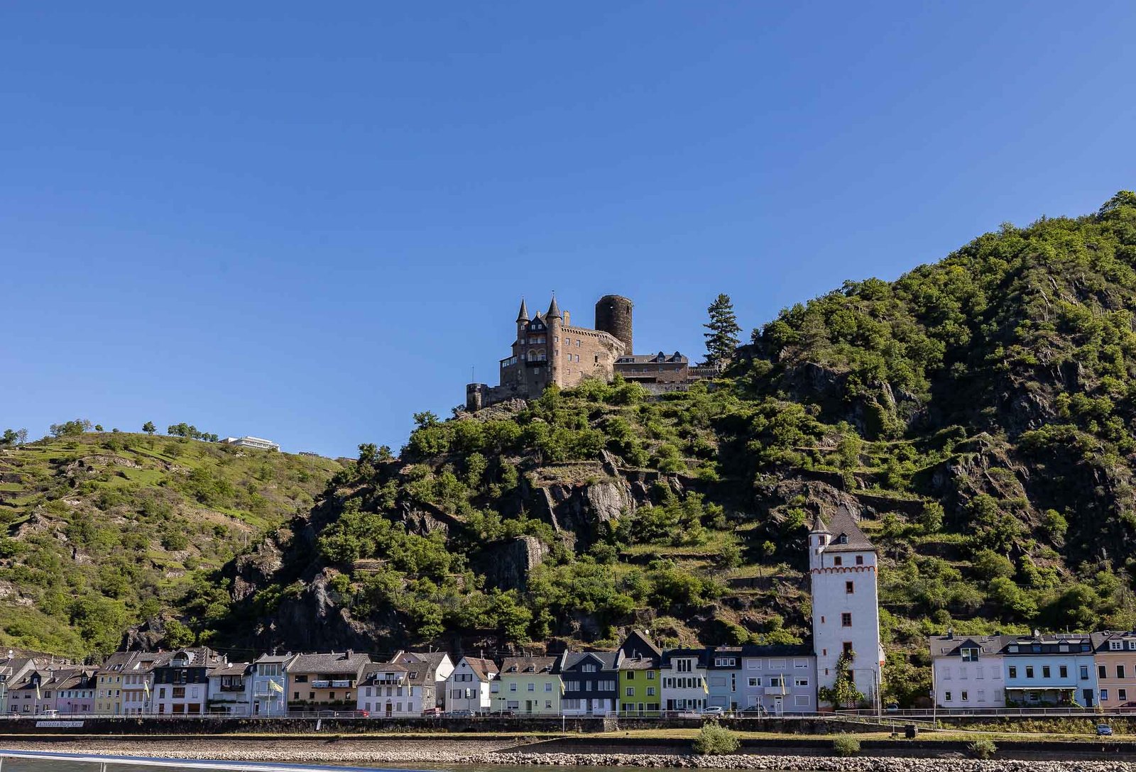 Villages along the Rhine River Gorge