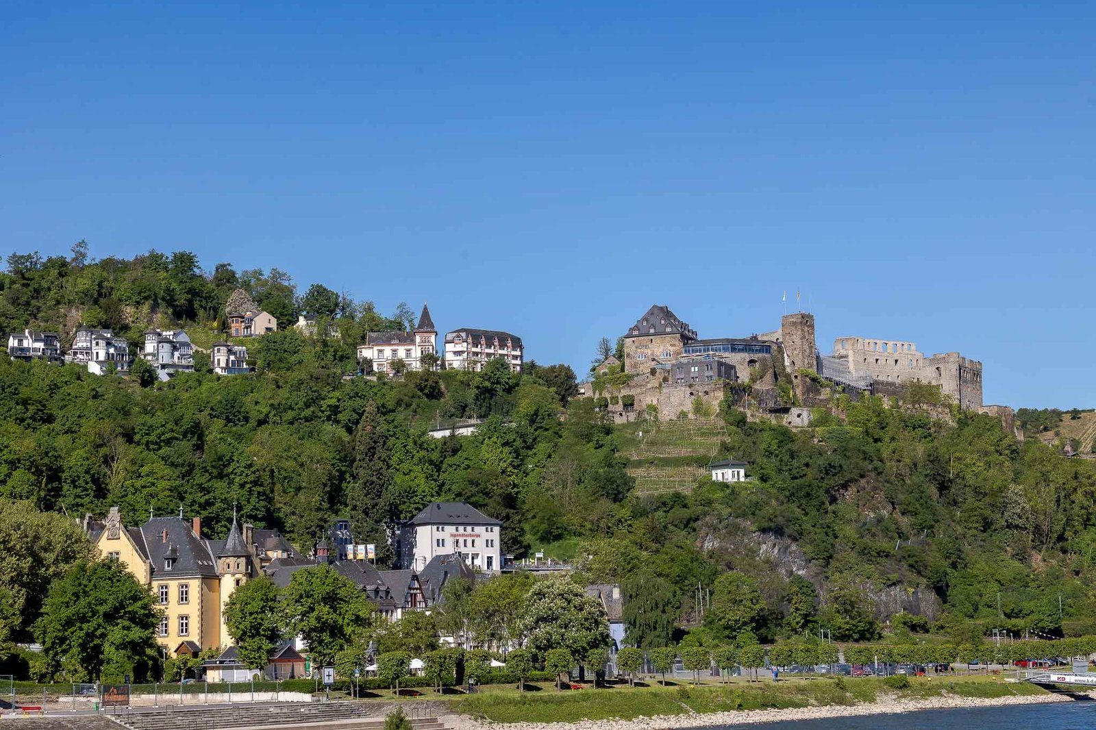 Villages along the Rhine River Gorge