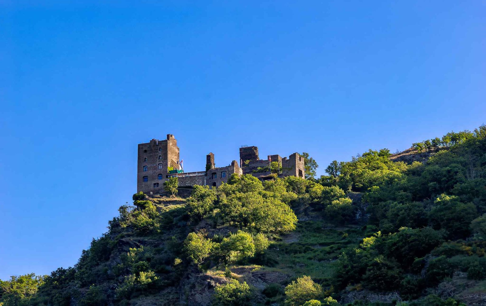Villages along the Rhine River Gorge