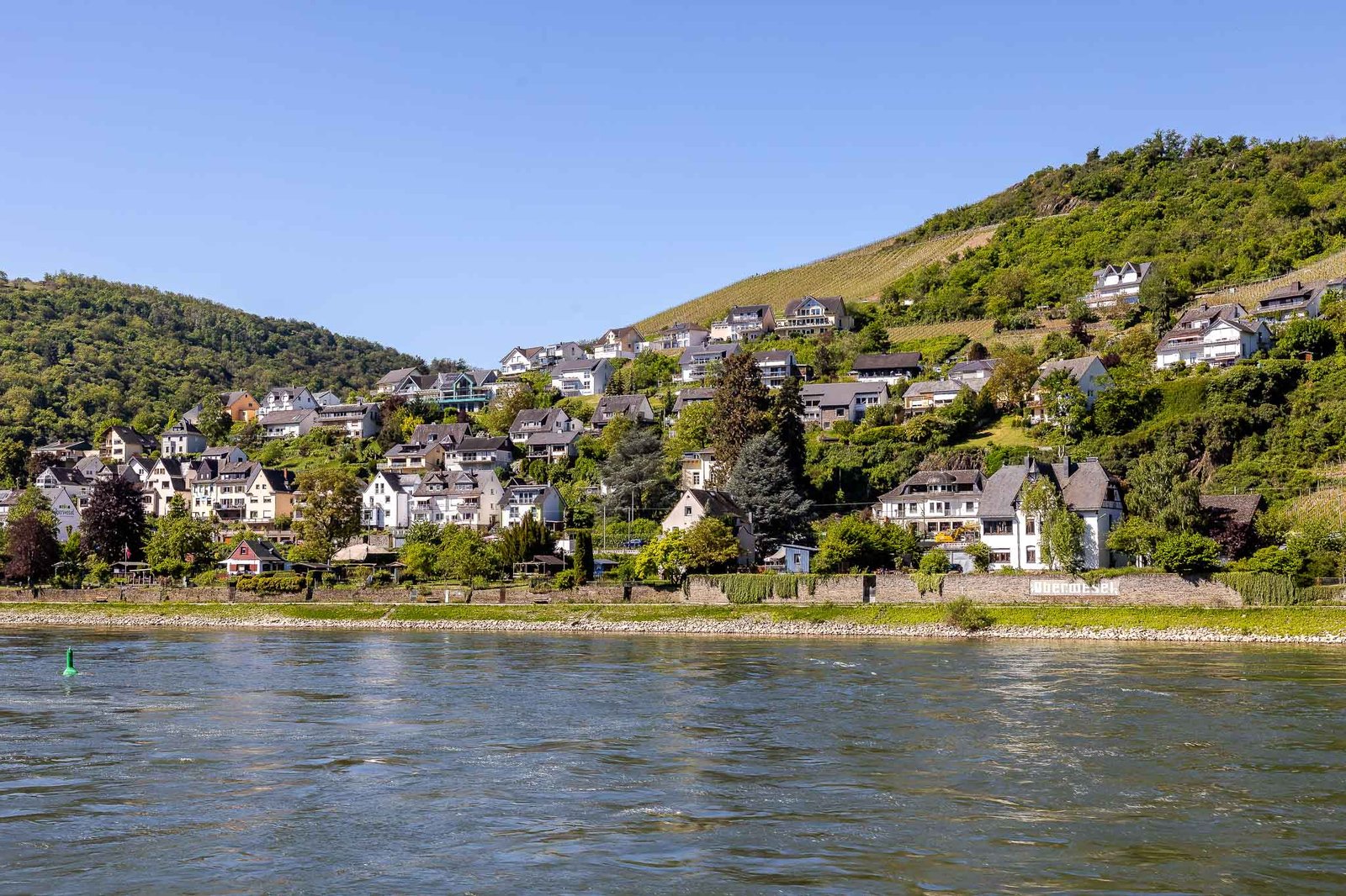 Villages along the Rhine River Gorge
