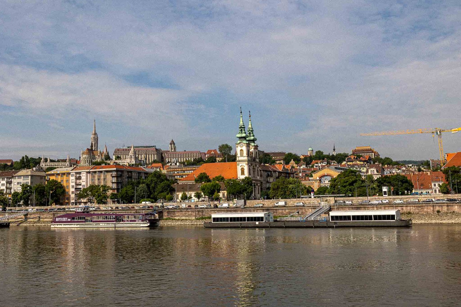 Sights of Budapest from the boat