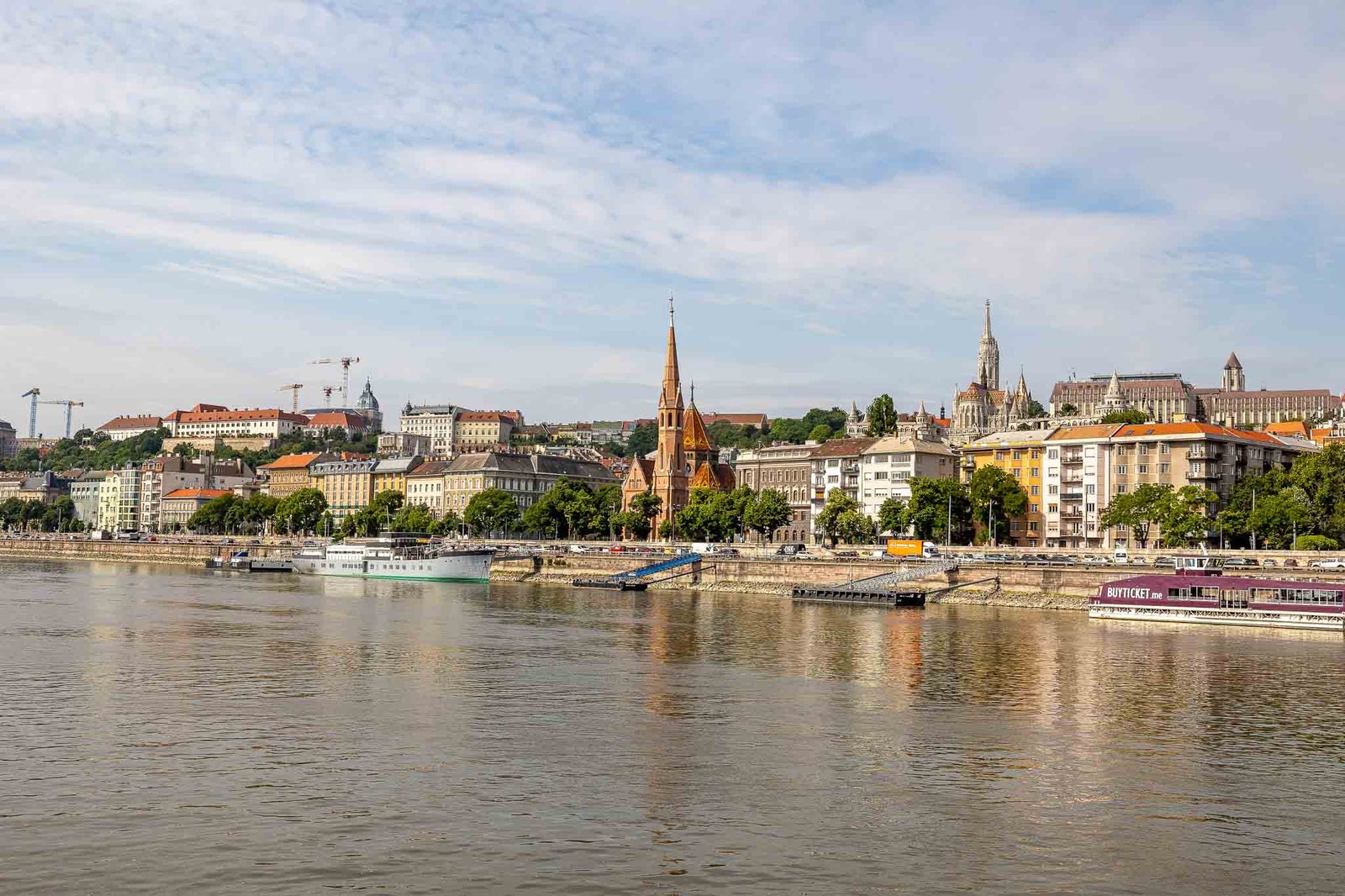 Sights of Budapest from the boat