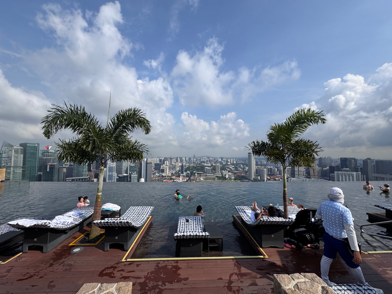 View of the infinity pool