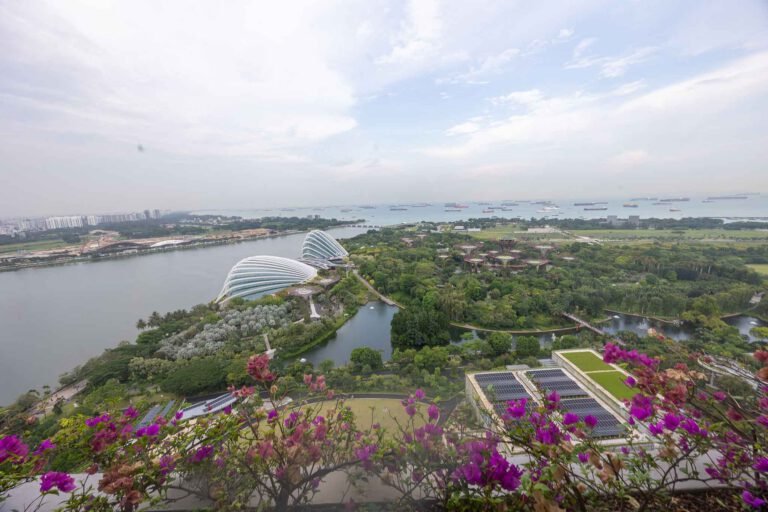 View from our room at Marina Bay Sands