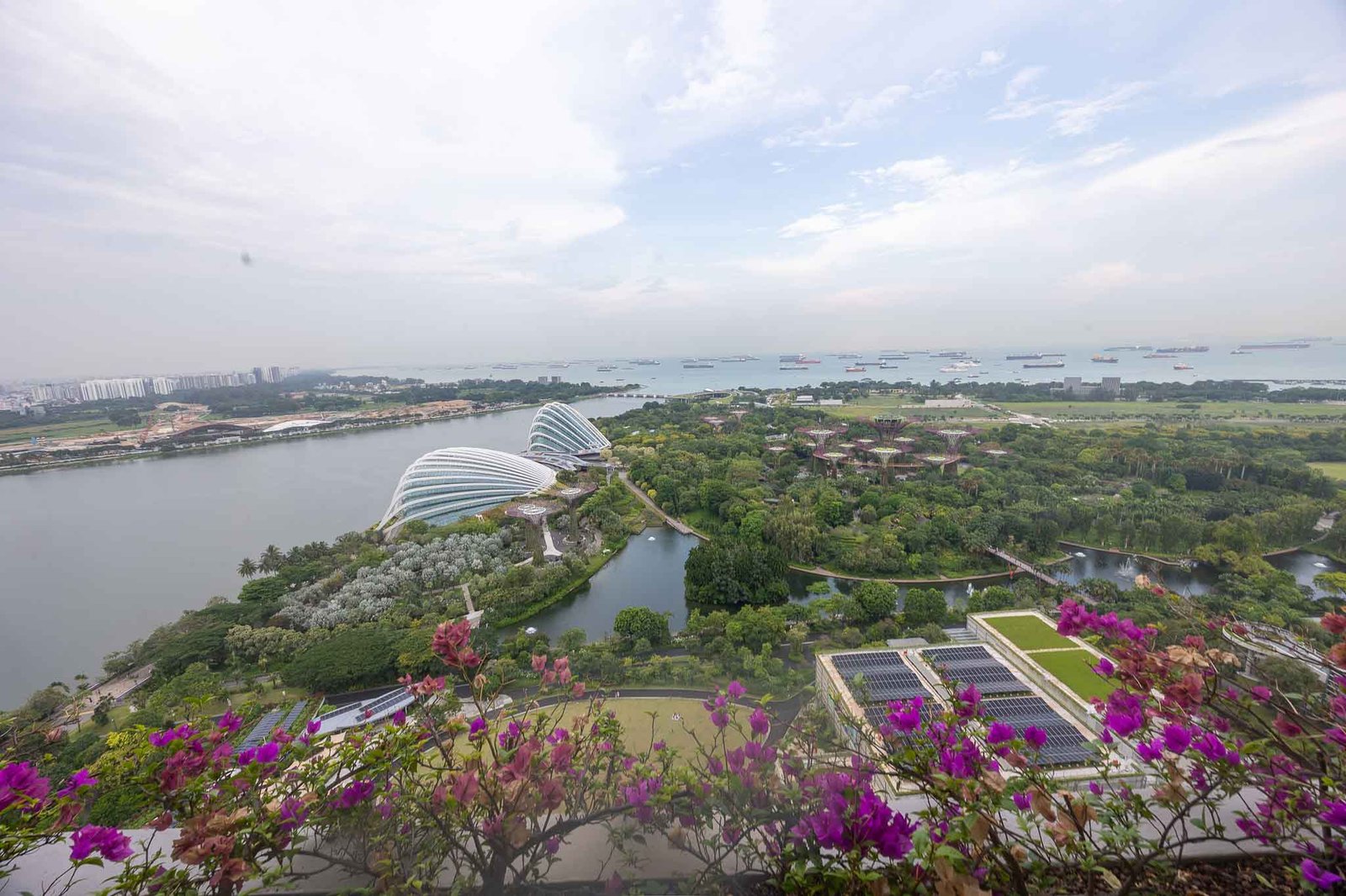View from our room at Marina Bay Sands