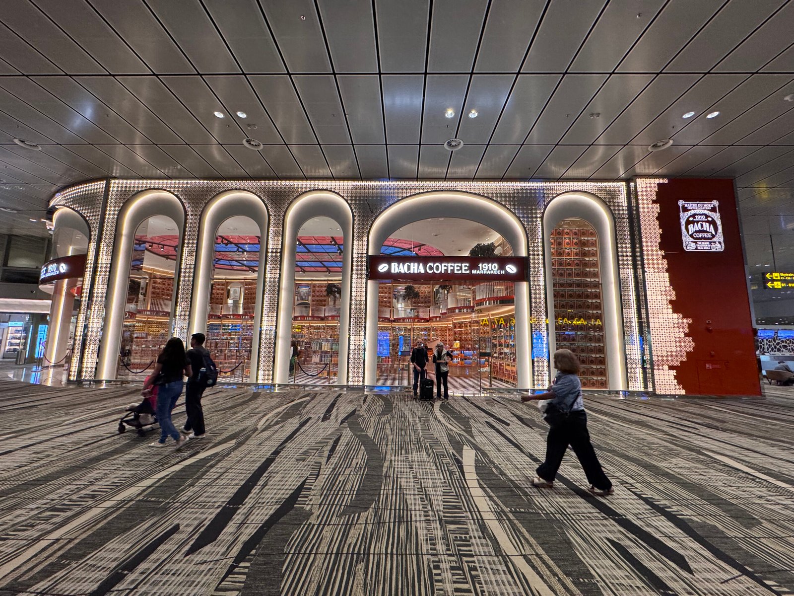 coffee store in the terminal