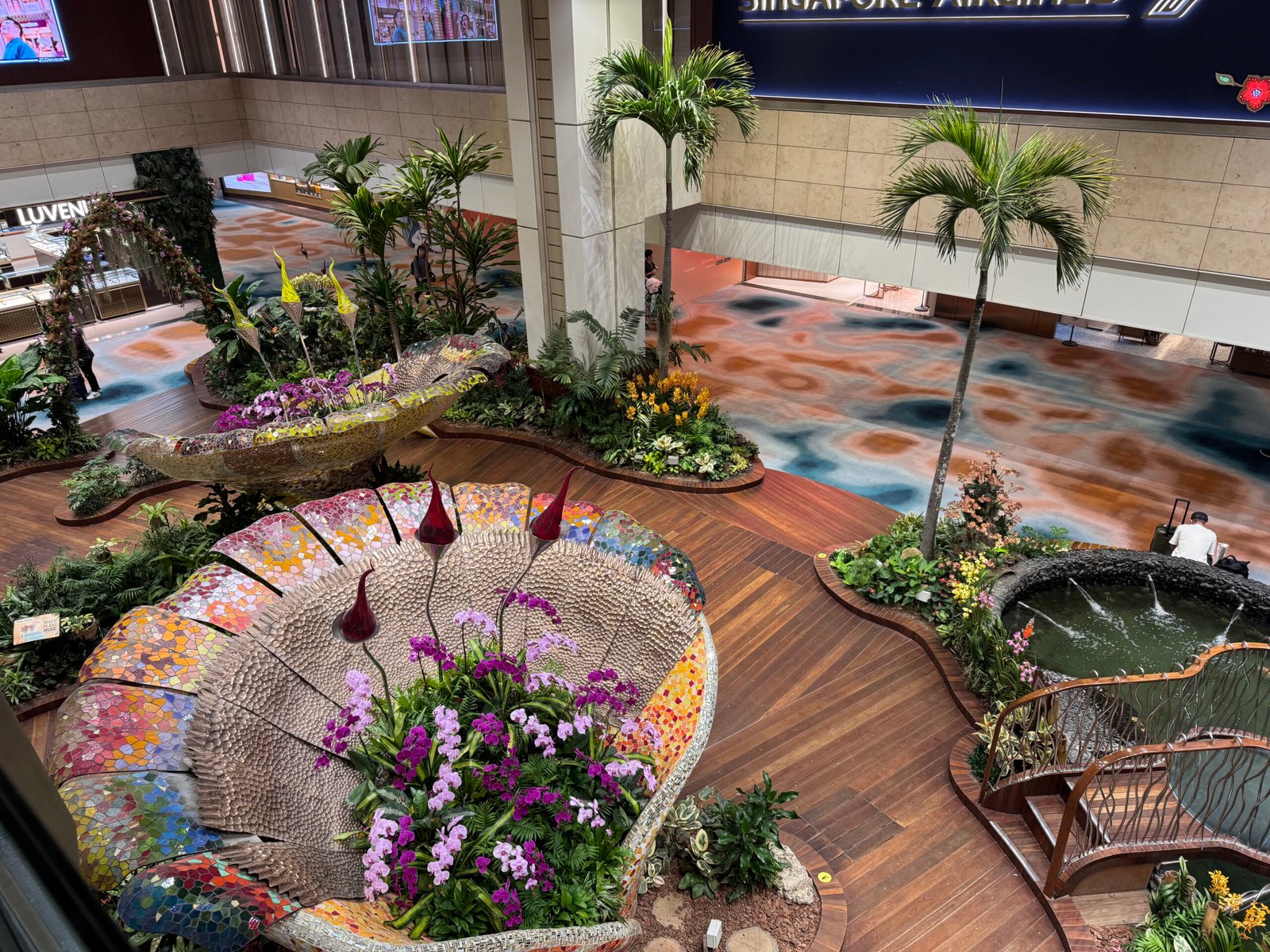 open space in the terminal