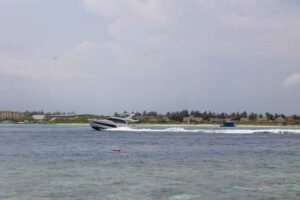 View from the island