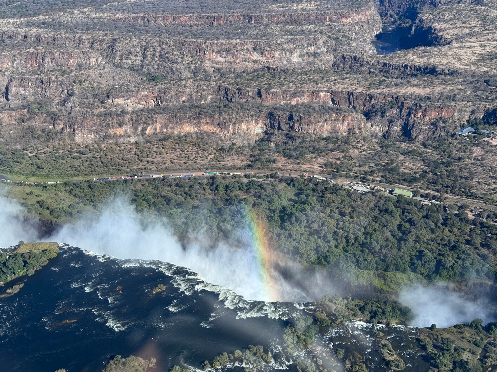 View from above the falls