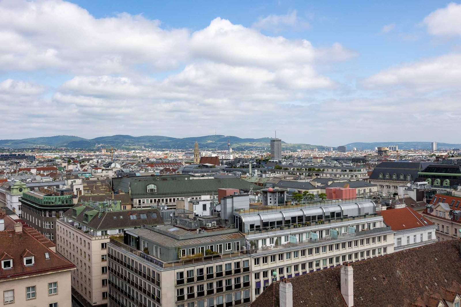 Views from St Stephen's Cathedral tower