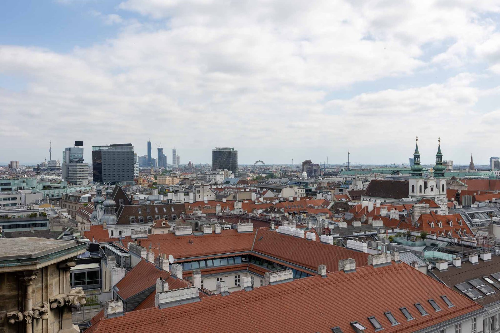 Views from St Stephen's Cathedral tower