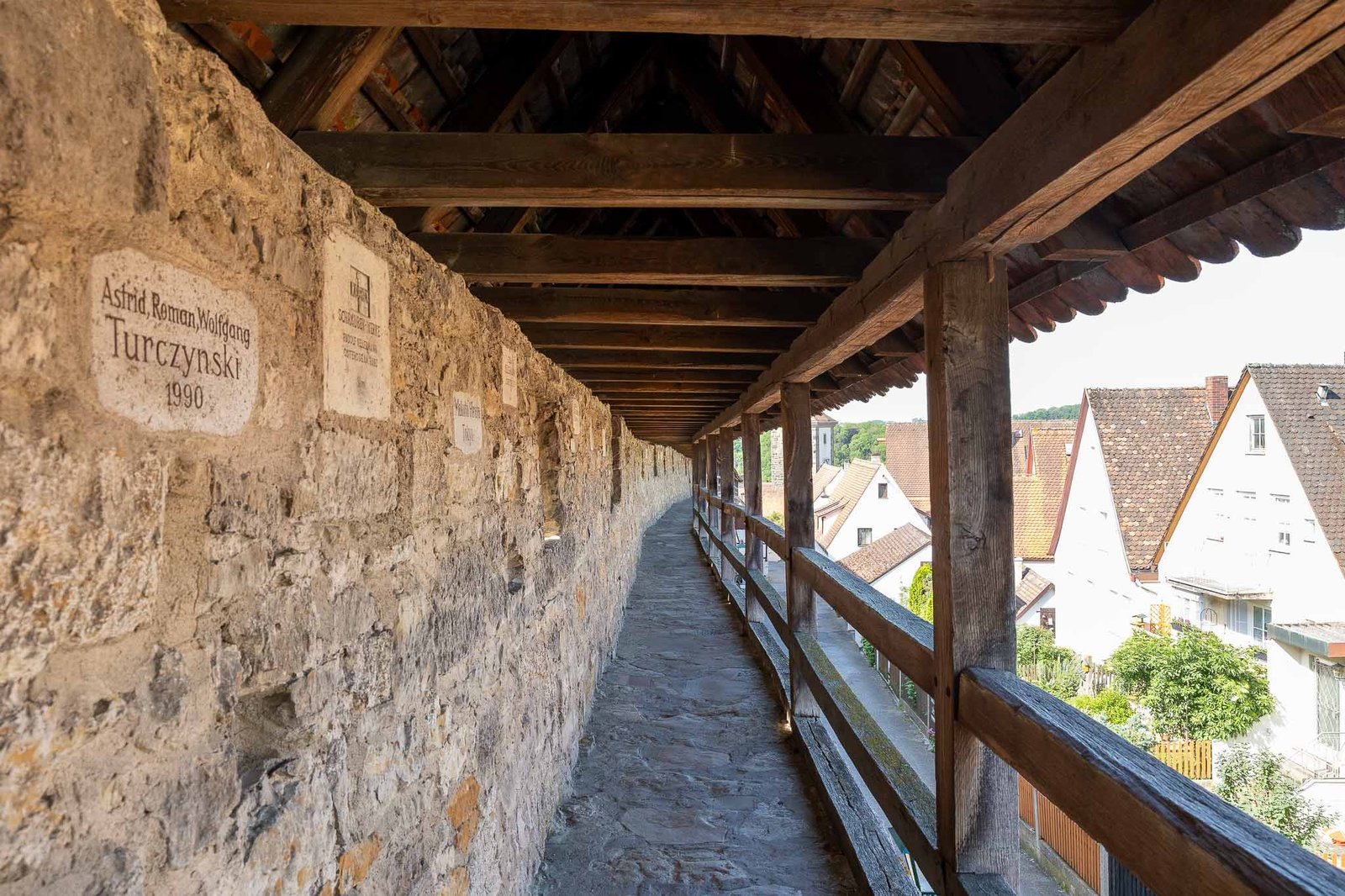 View of the city walls