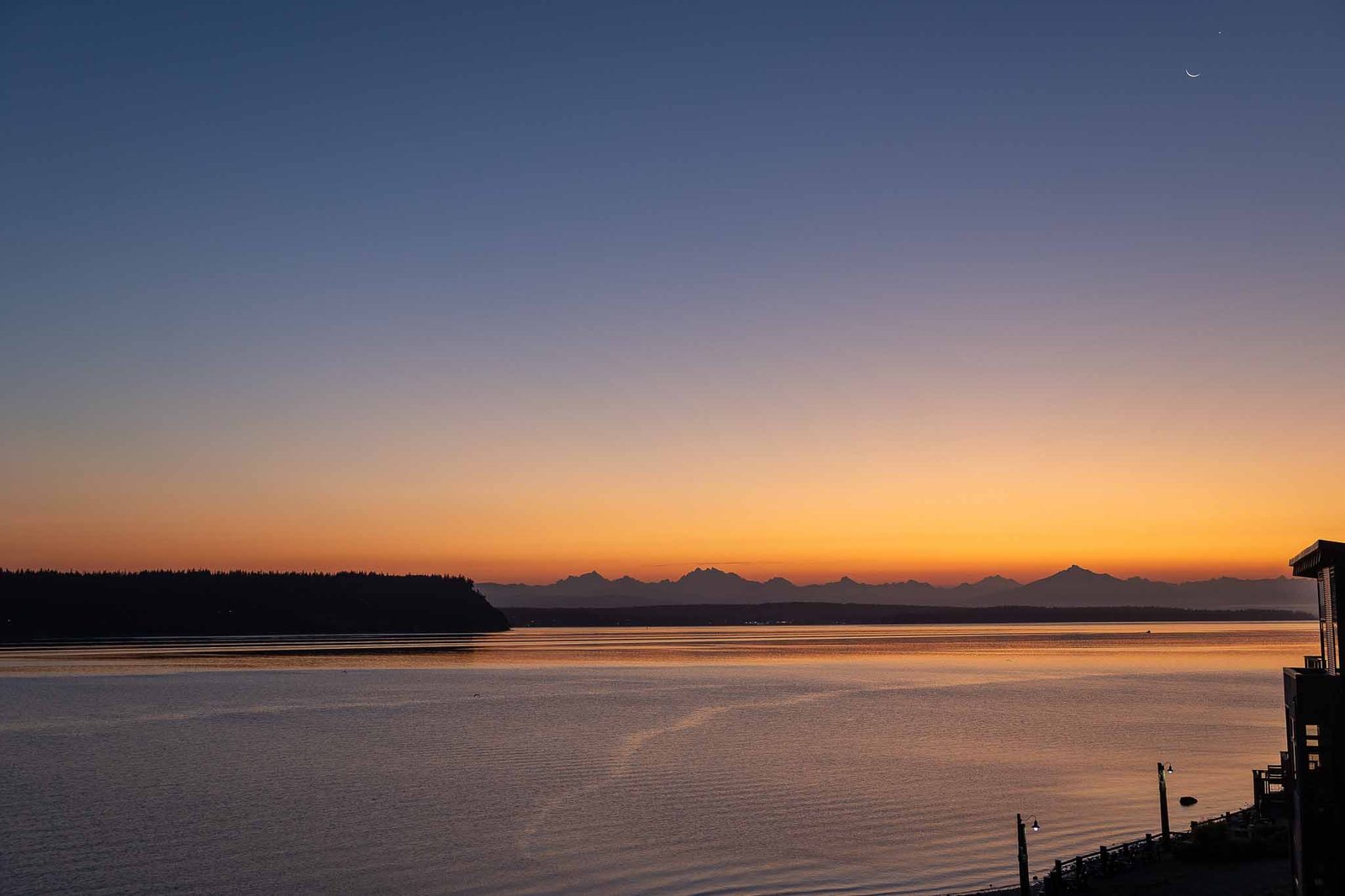 Sunrise view from the room