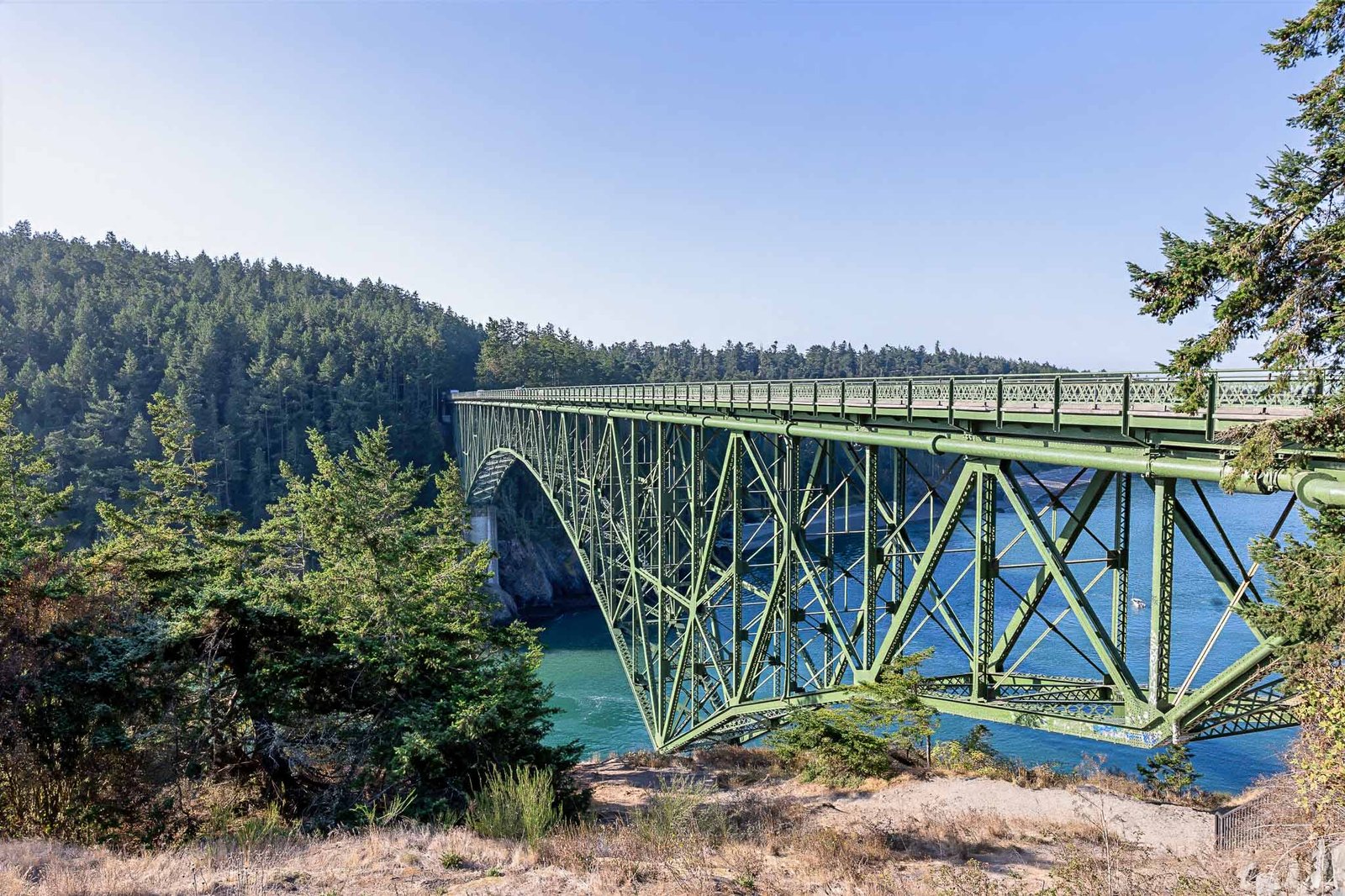 Deception Pass Bridge from beside the bridge