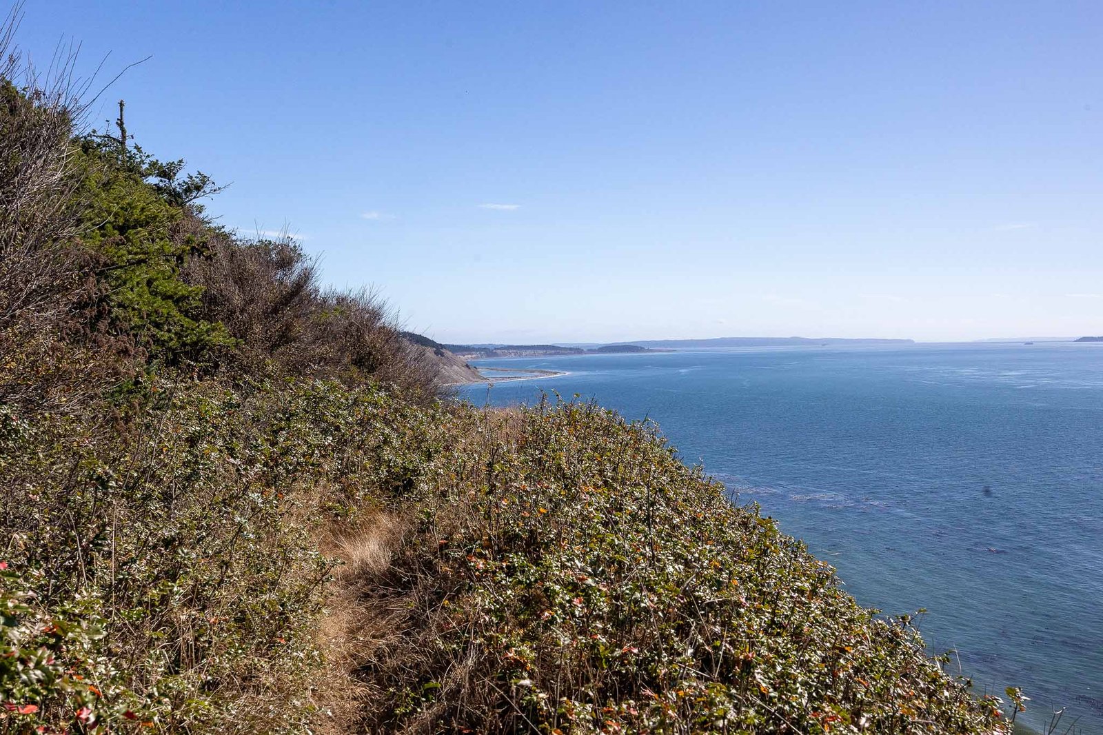 Views from the Bluff Trail in Fort Ebey