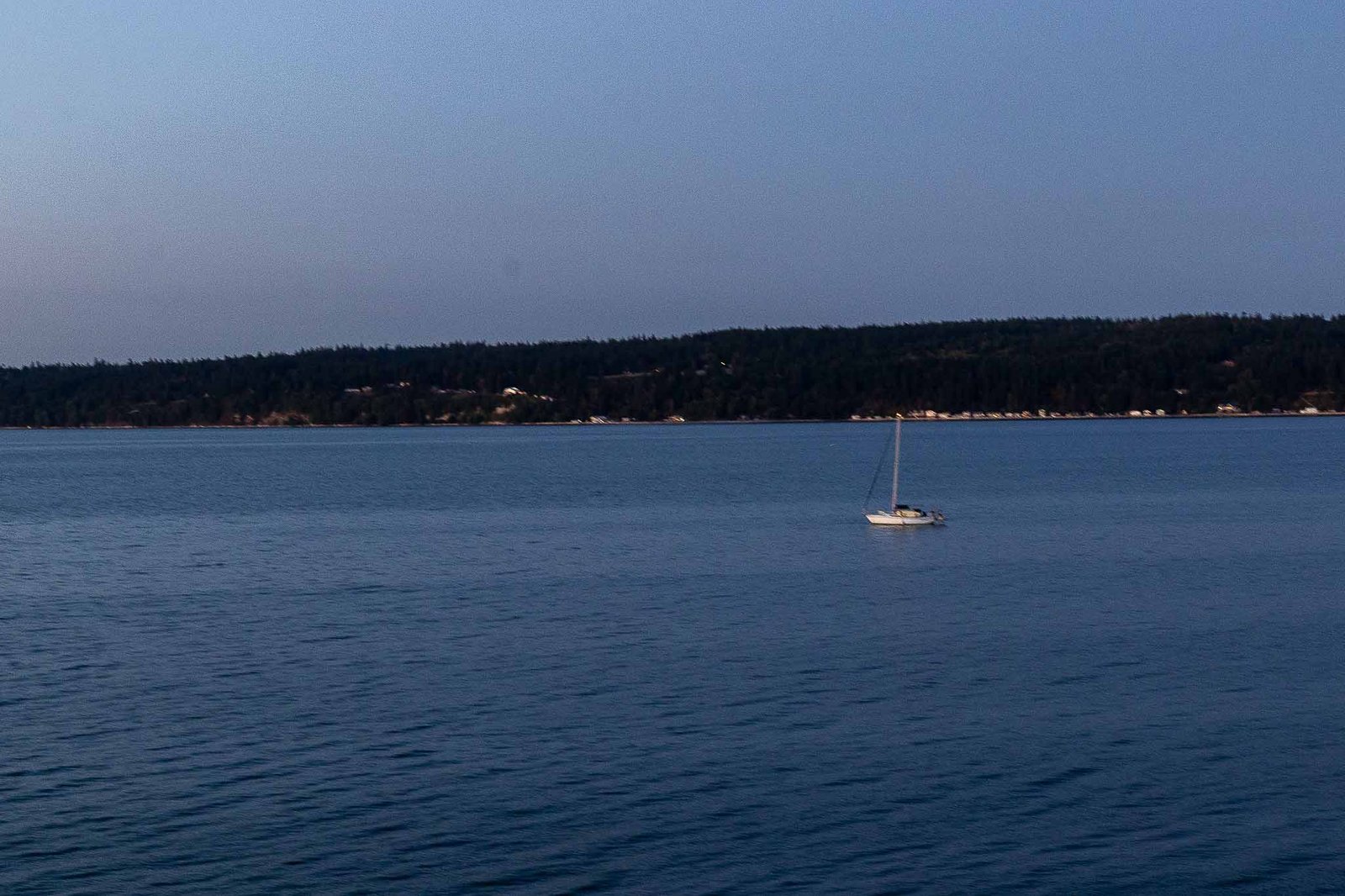 Views from the balcony - this little sailboat stayed moored just out from our balcony the whole time we were there.